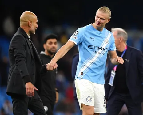 Erling Haaland Becomes Part of Exclusive Champions League Half-Century Club, Hailed by Pep as CR7 and Messi's Fellow Monster
