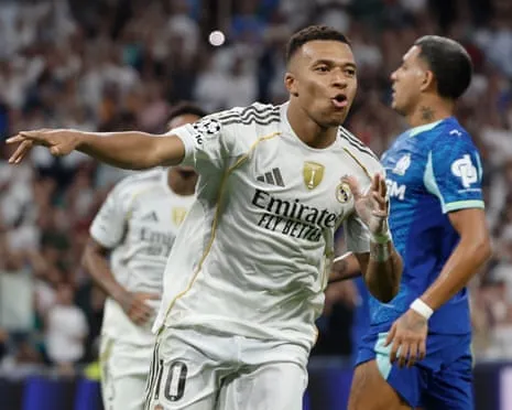 Mbappé Fires Real Madrid to Triumph Amid Setbacks and Red Card Against Olympique Marseille