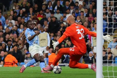Doku Decorates Manchester City's Victory Against the Italian Side Following De Bruyne's Premature Return Comeback