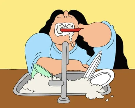 Should Our Roommate Stop Brushing Her Teeth at the Kitchen Sink?
