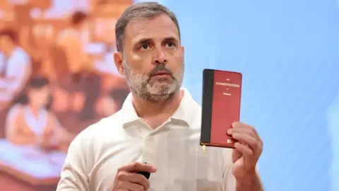 Rahul Gandhi Claims Electoral Body of Covering for ‘Electoral Fraudsters’